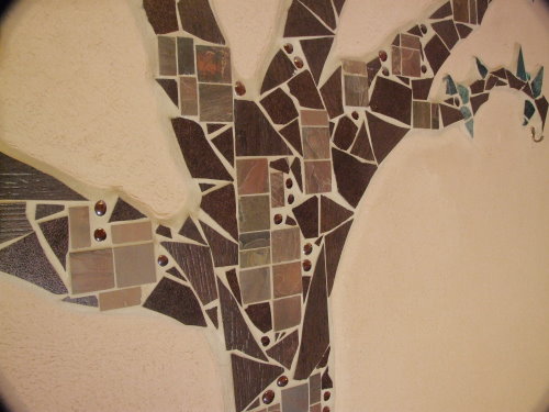 Mosaikbaum-garderobe