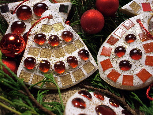 Mosaik Weihnachtsbaumschmuck