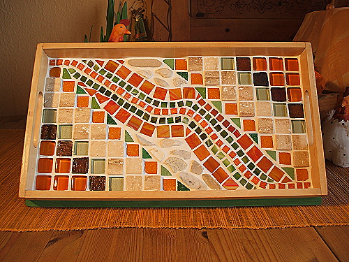 Mosaik-Tablett