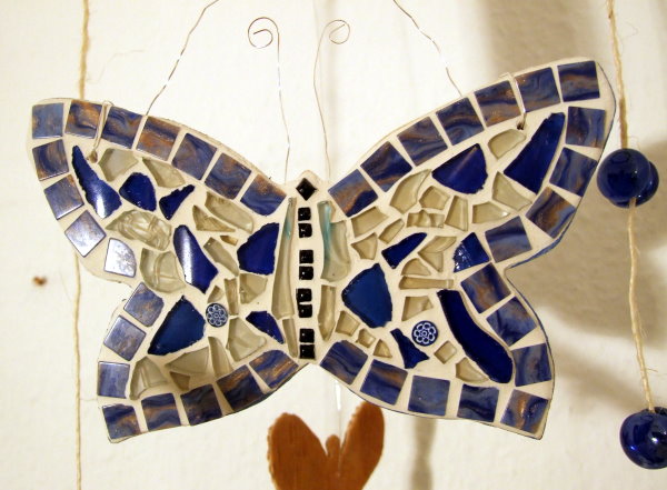 Schmetterling aus Mosaiksteinen