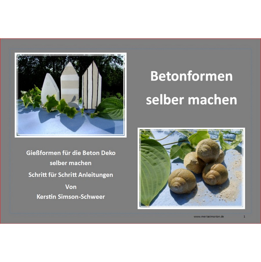 Garten Moy: Beton Deko Selber Machen Anleitung