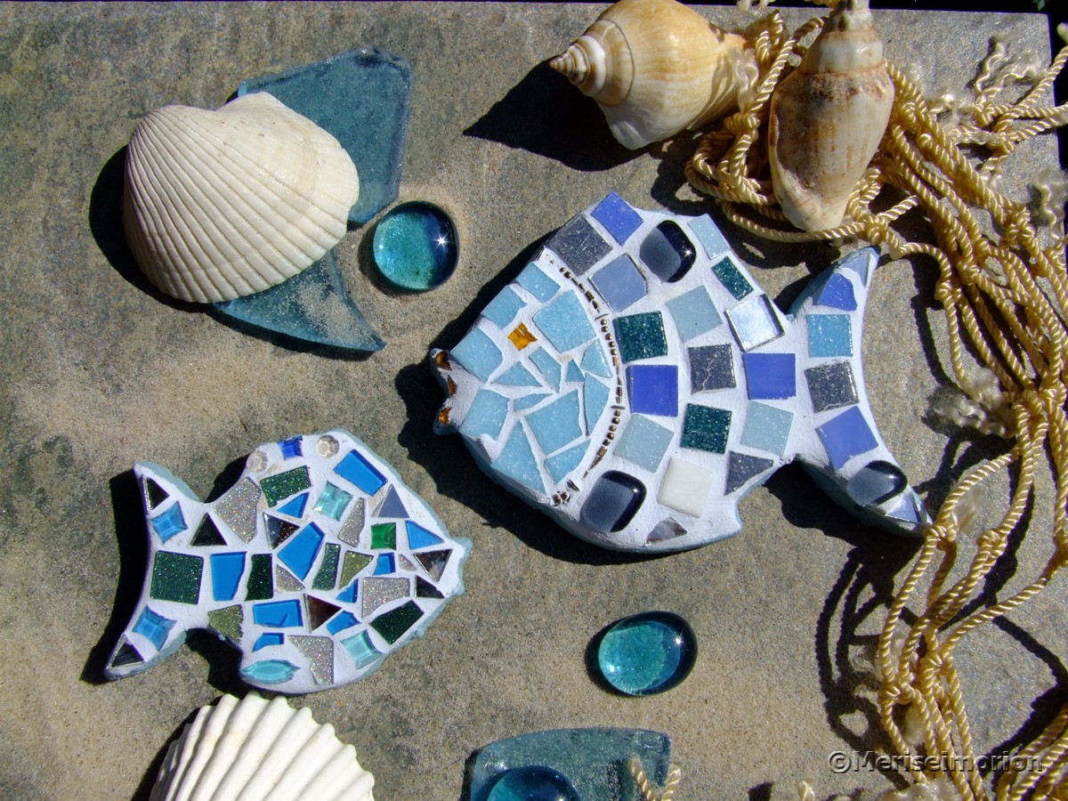 Mosaikfische selbermachen