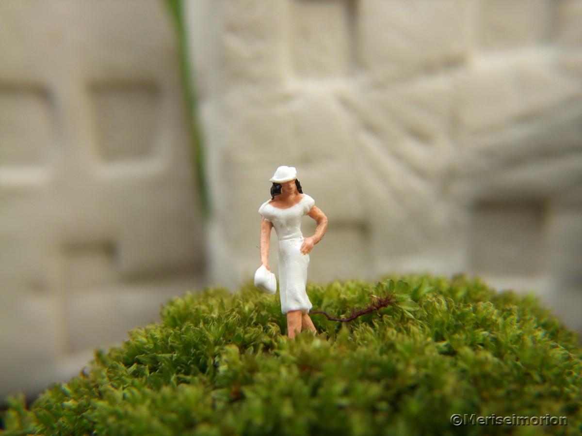 Makroaufnahmen Miniaturfiguren
