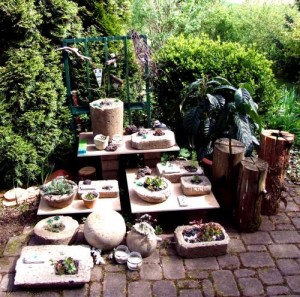 Topf-Garten "selbst gemachte PflanztrÃ¶ge aus Beton" | Meriseimorion