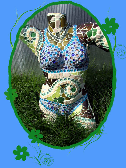 Meerjungfrau aus Mosaik