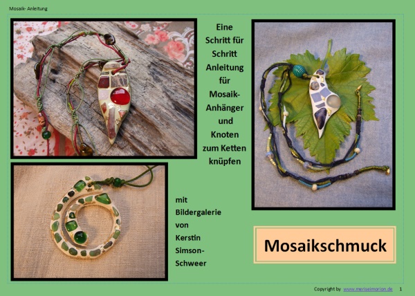 Mosaikschmuck basteln