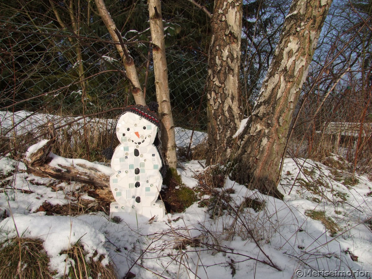 Schneemann Winterdeko